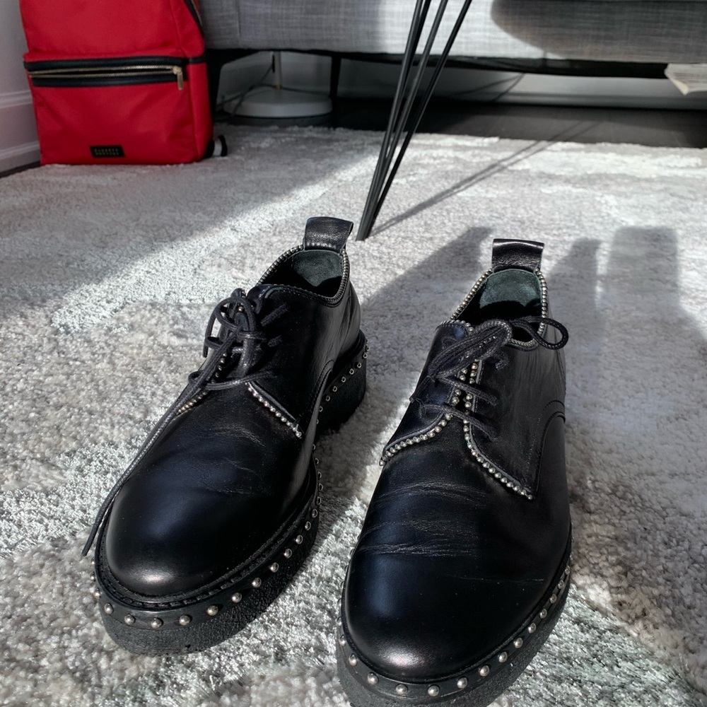 Black Rag & Bone Loafers - Picture 2 of 8